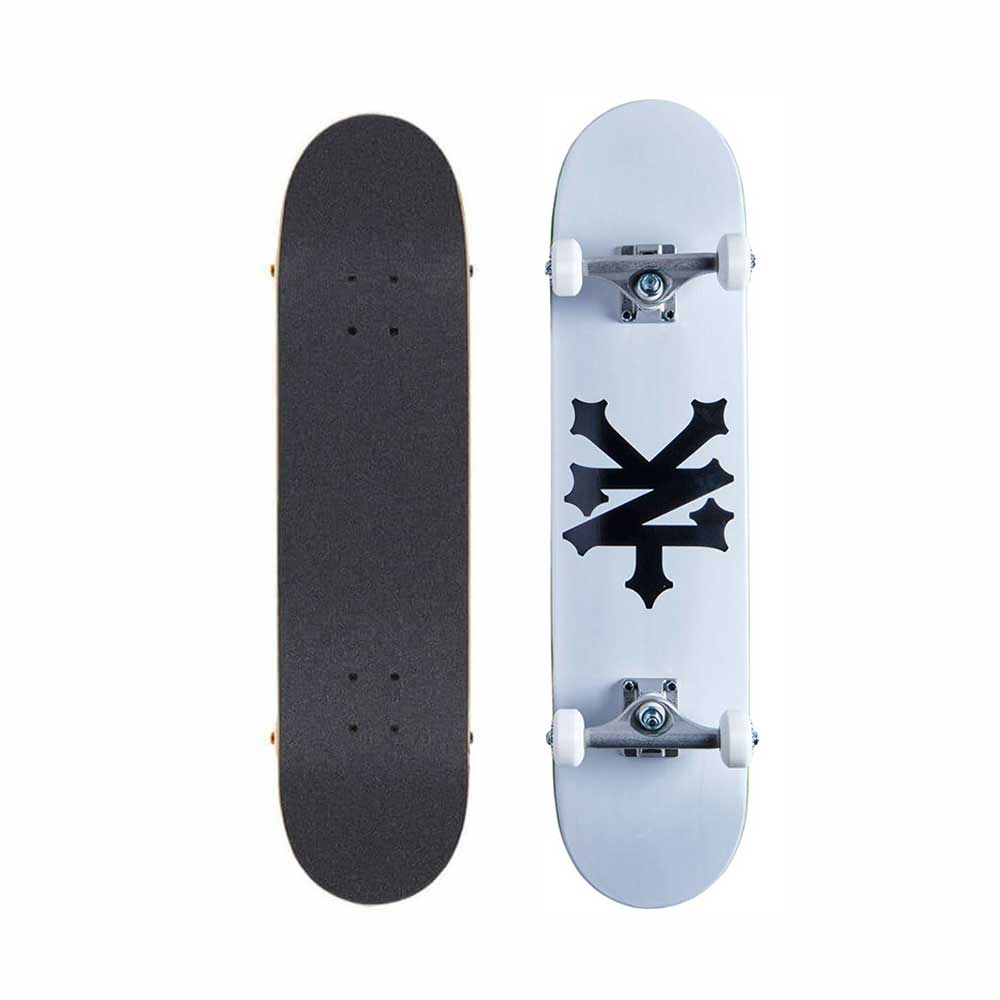 Zoo York OG 95 Crackerjack White/Black Complete Skateboard – 7.75