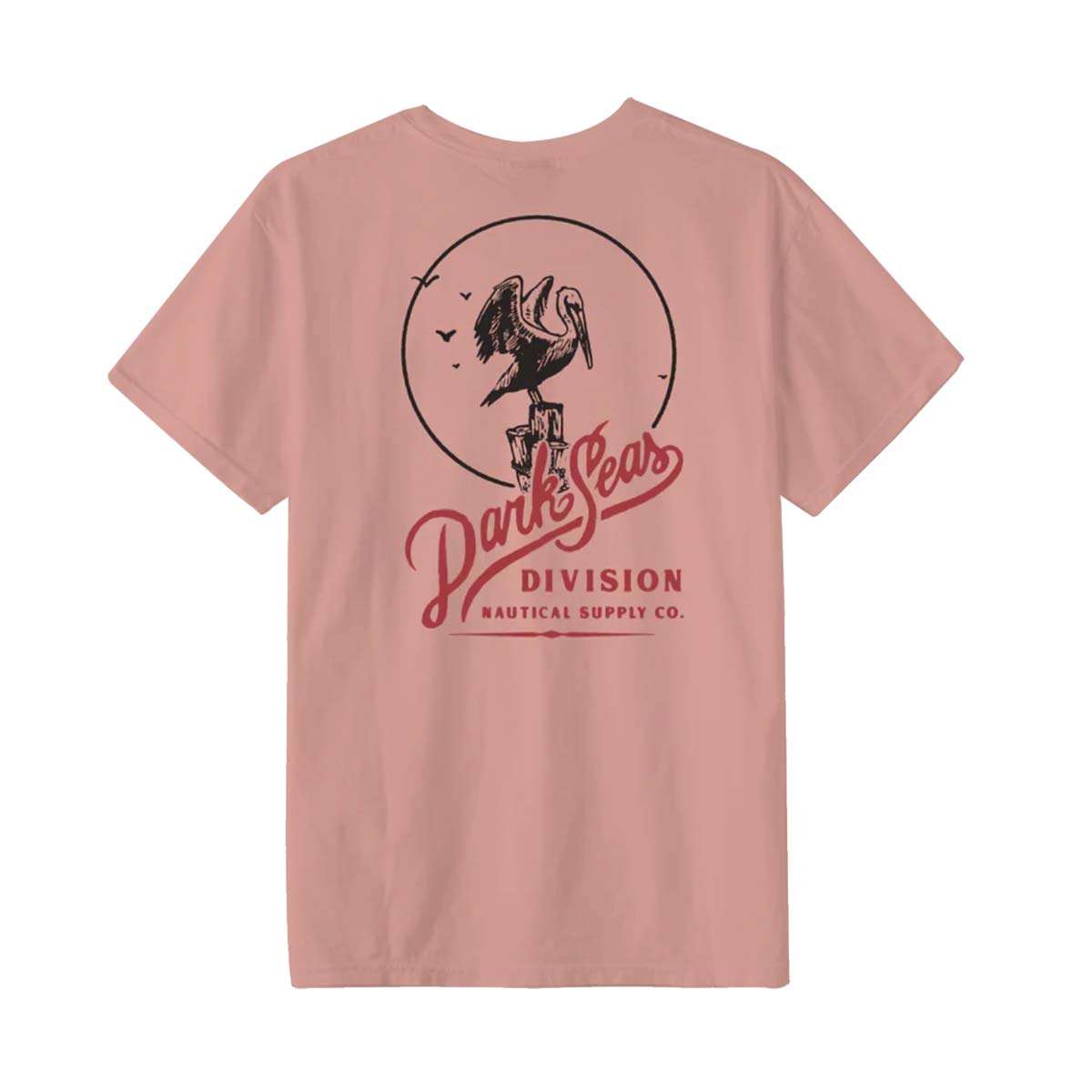 Dark Seas Advocate Pigment S/S Tee – Adobe Rose