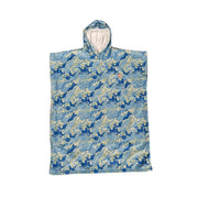 After Essentials Poncho Towel – Camo Blue