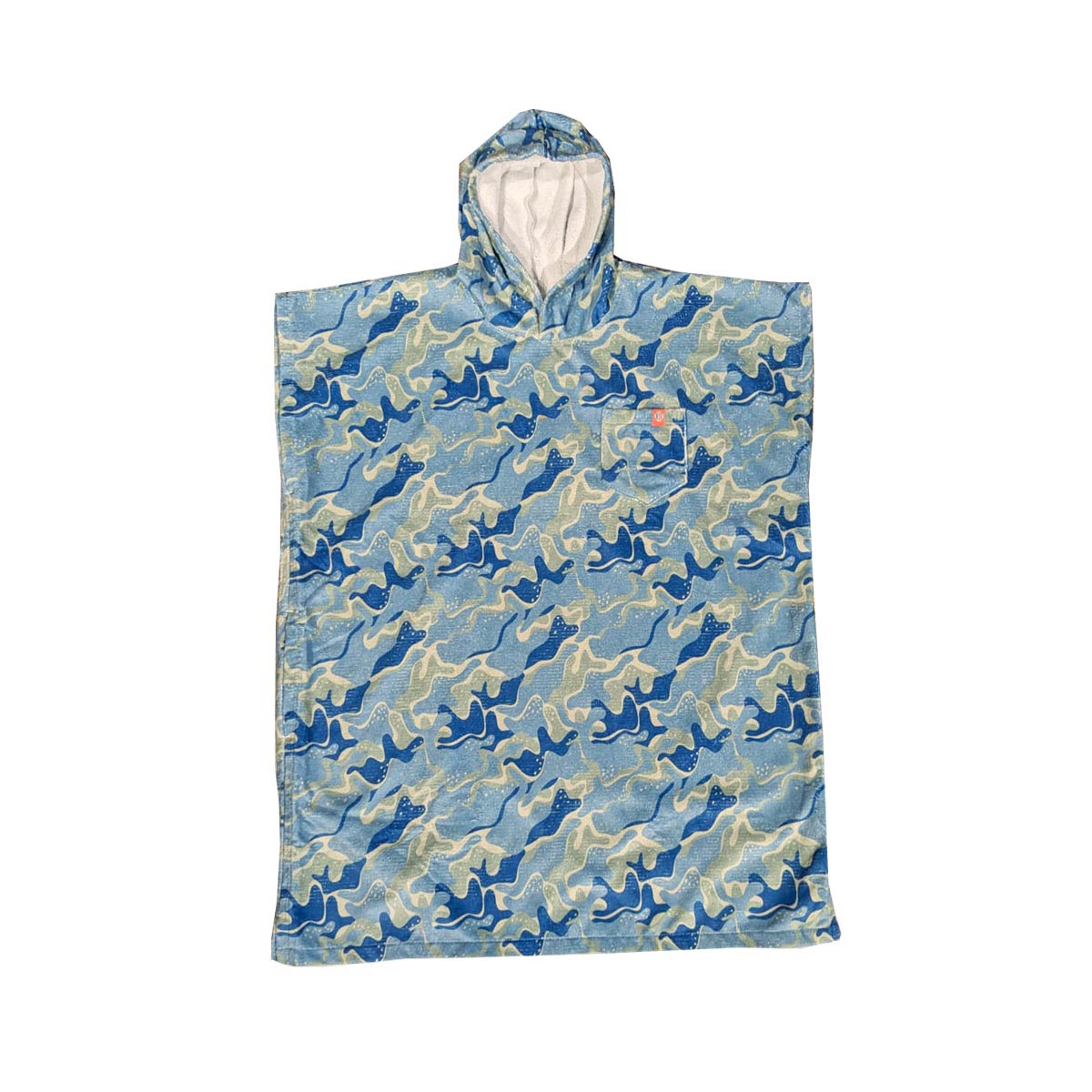 After Essentials Poncho Towel – Camo Blue