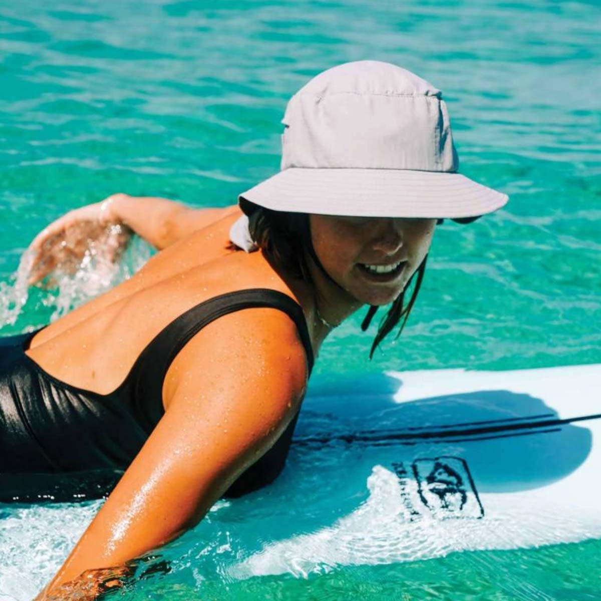 Ocean & Earth Indo Stiff Peak Surf Hat – Pale Lilac