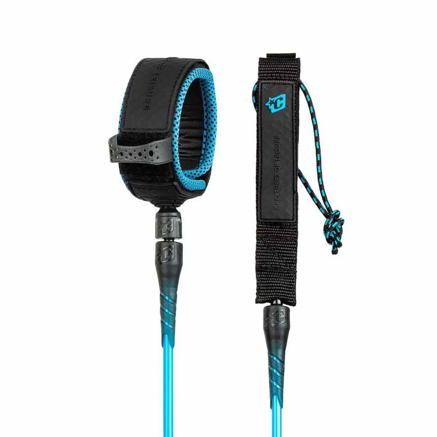 Creatures Comp 6 Surfboard Leash – Black Blue