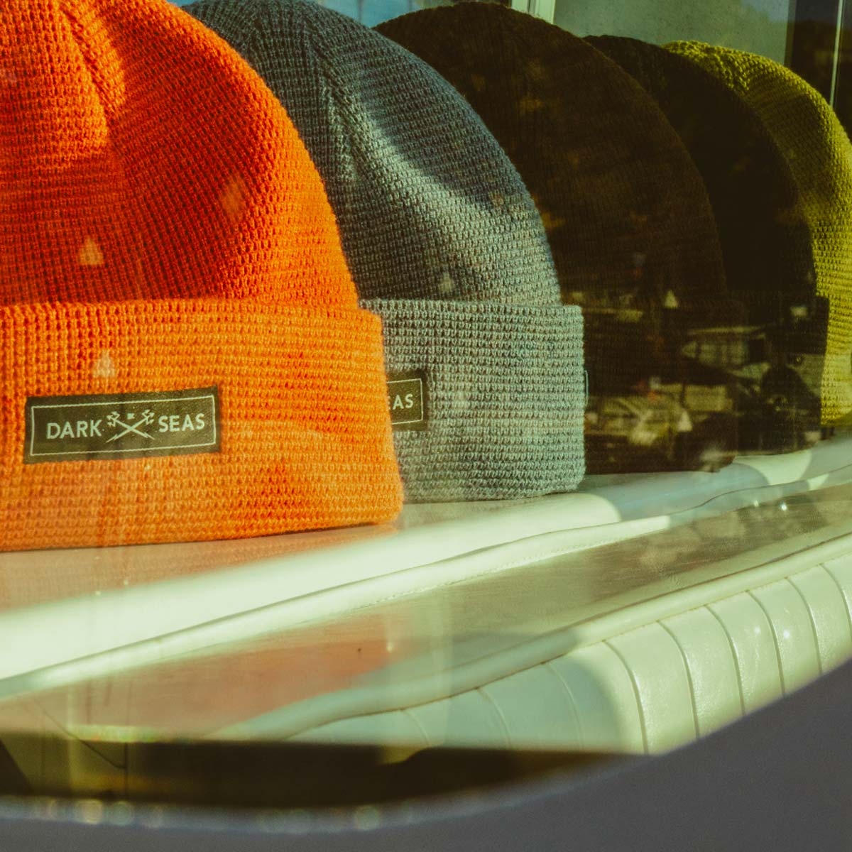 Dark Seas Dawn Patrol Beanie – Brown