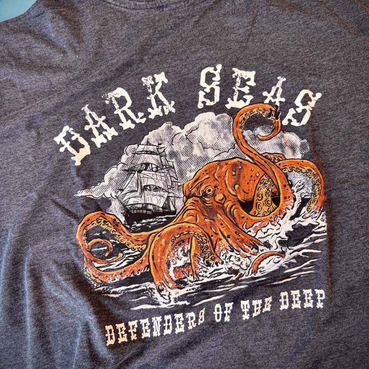 Dark Seas Perilous Mineral S/S Tee – Heather Black