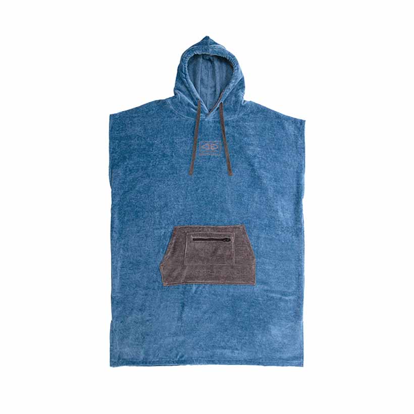 Ocean & Earth DayBreak Hooded Poncho – Blue