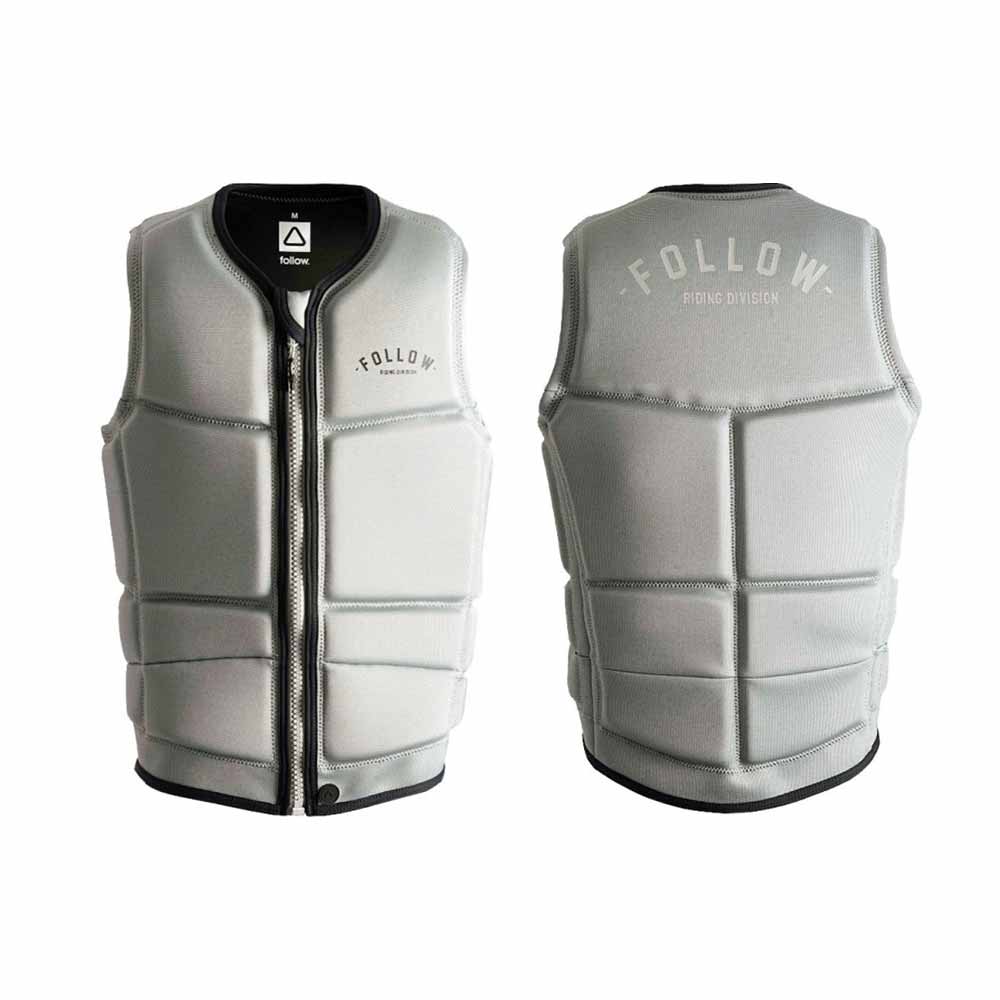 Follow Division Mens Impact Vest – Stone