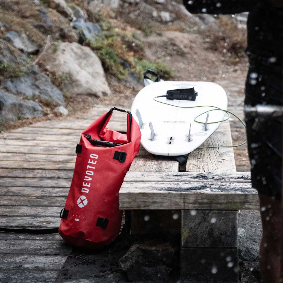 Devoted Dry Bag Backpack 40L - Red