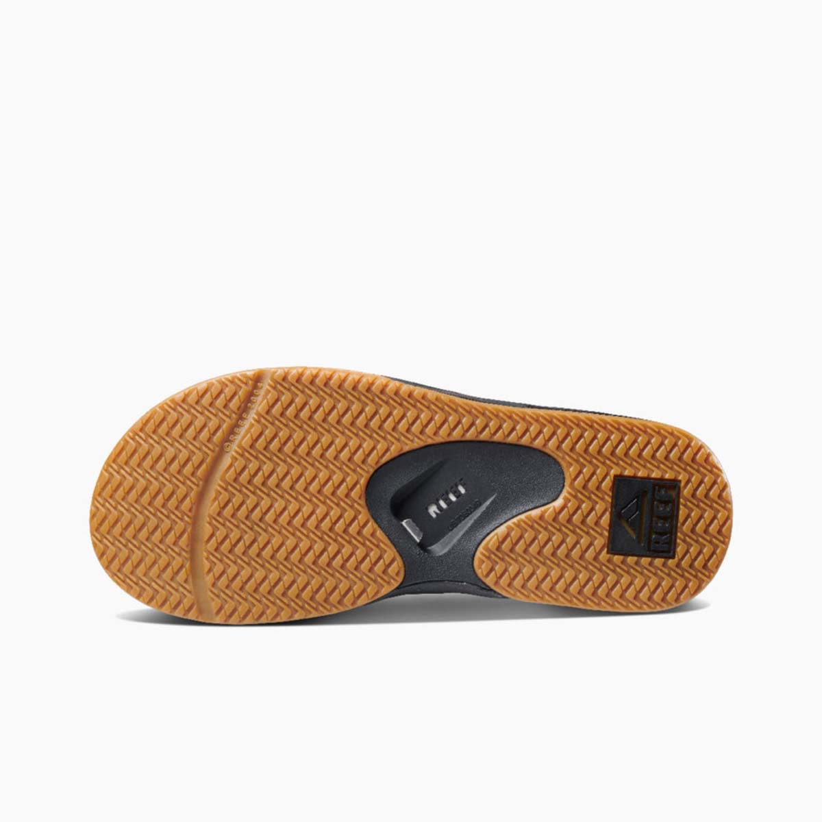 Reef Men's Fanning Flip Flops – Black/Silver
