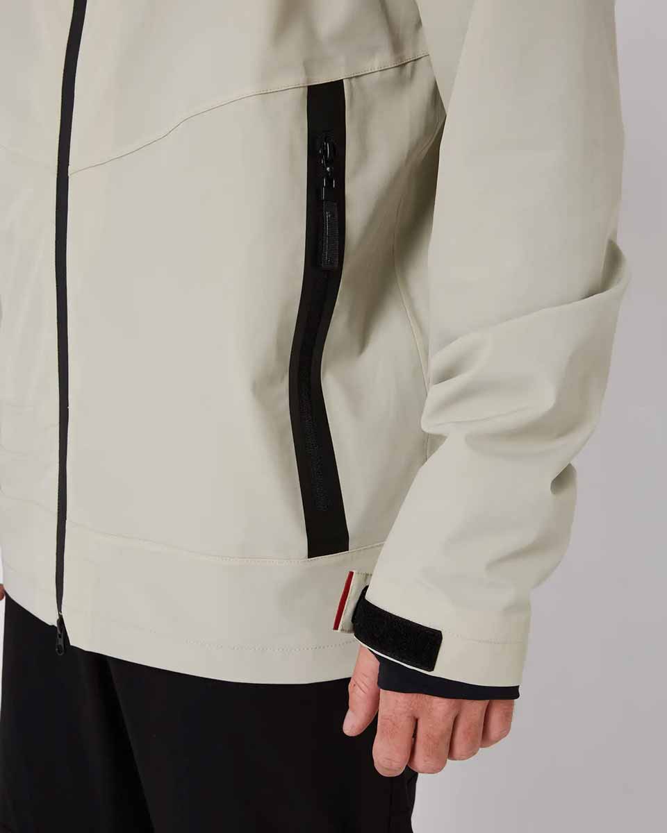 Follow Outer Spray Zip-Through Jacket - Bone