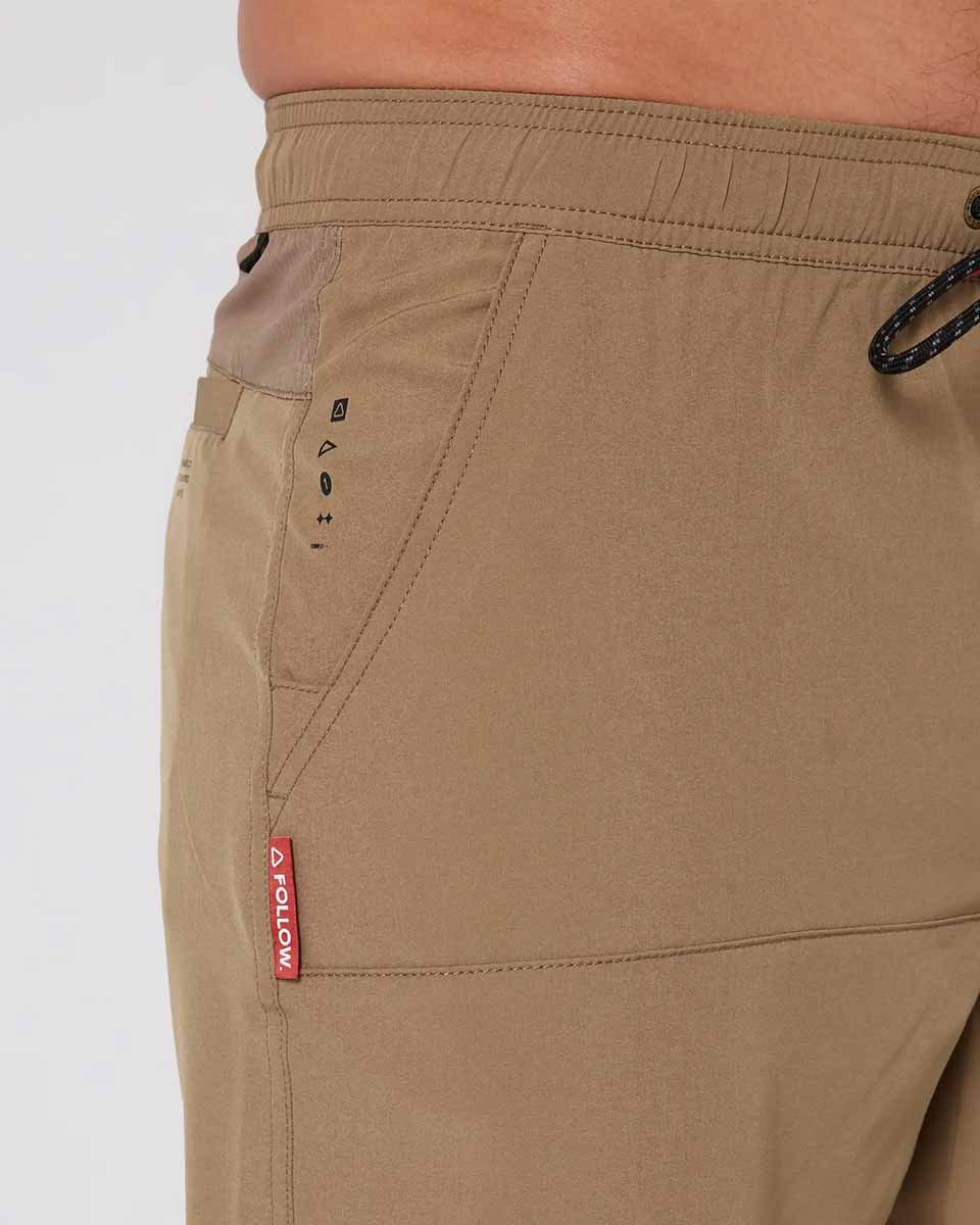 Follow All Day Shorts – Deep Taupe