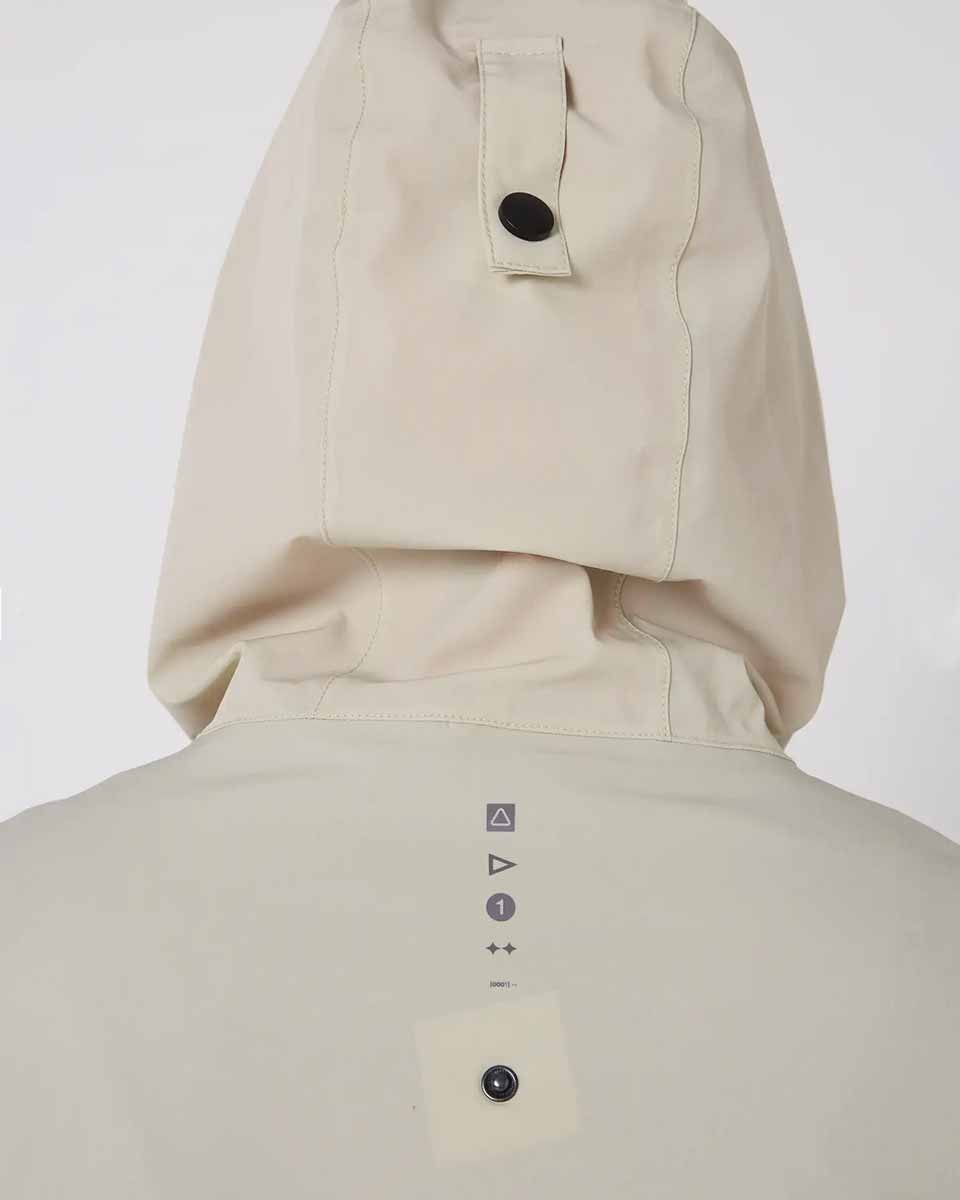 Follow Outer Spray Zip-Through Jacket - Bone