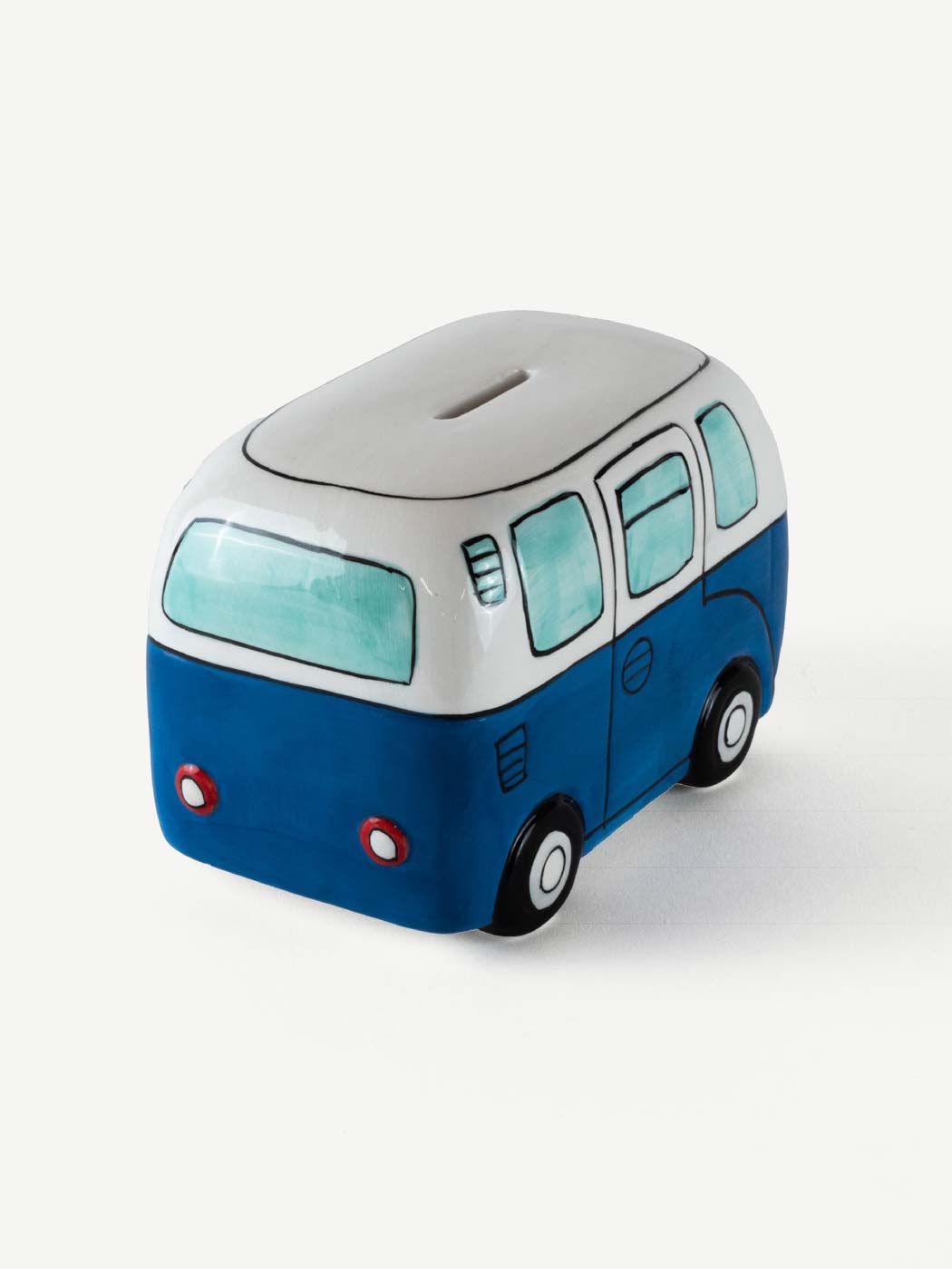 Devoted Surf Van Piggy Bank – Blue