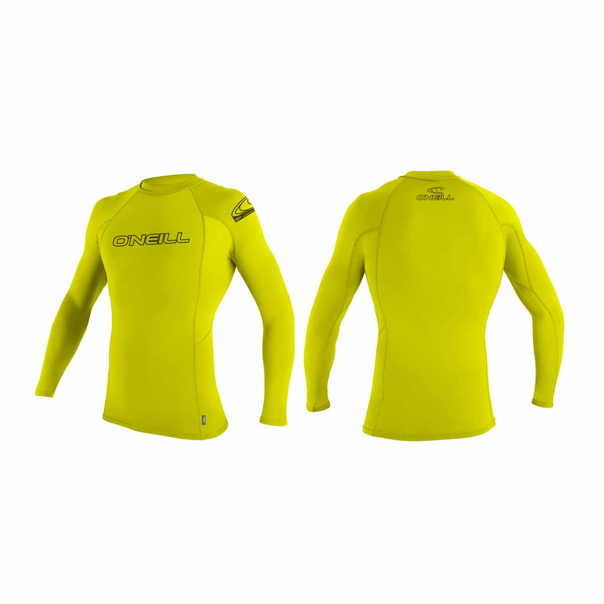 O'Neill Youth Basic Skins LS Rash Guard – Lime