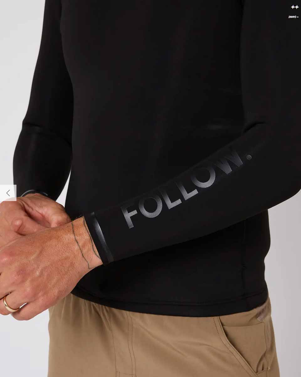 Follow P1 2mm Wetty Top – Black
