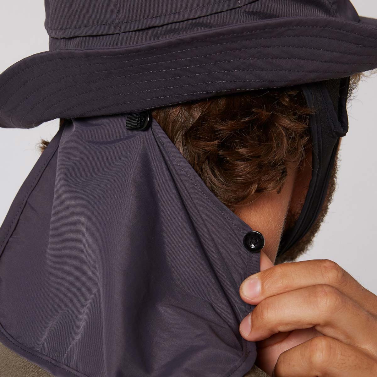 Ocean & Earth Indo Stiff Peak Surf Hat – Pale Lilac