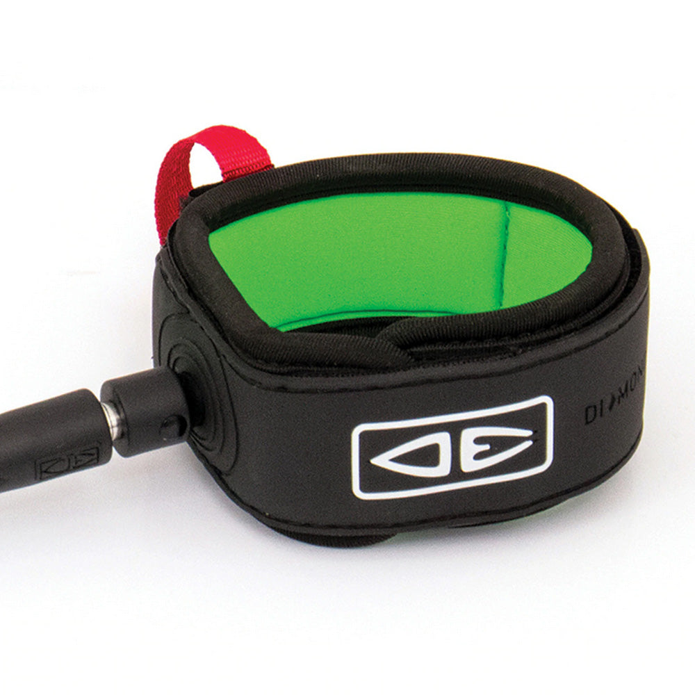 Ocean & Earth Regular 7ft Moulded Leash - Black