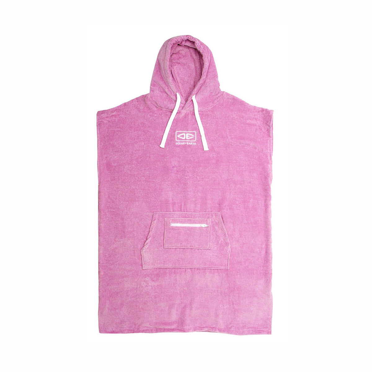 Ocean & Earth Ladies Hooded Poncho – Musk Pink