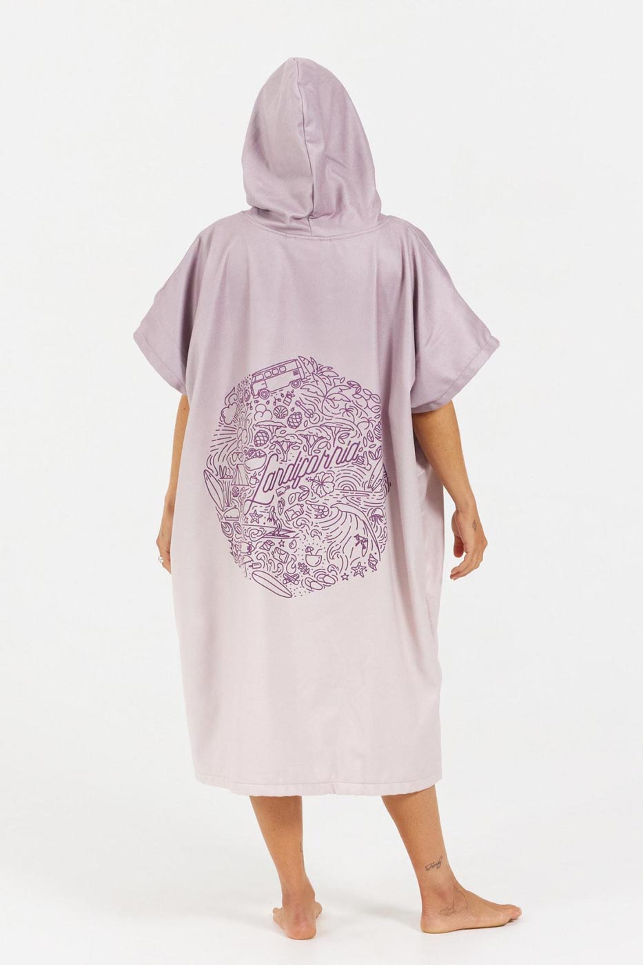 After Essentials Mind Set Landifornia Poncho Towel