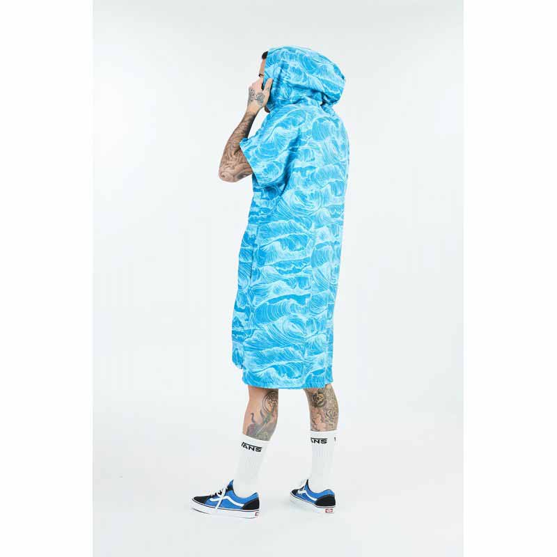 After Essentials Poncho Towel – Ocean Blue