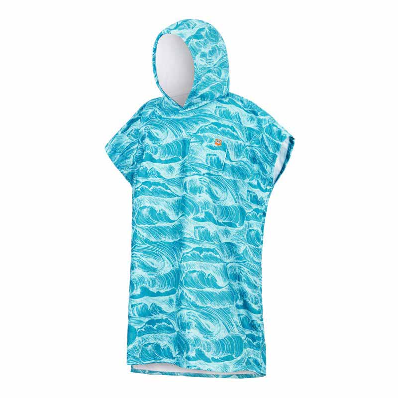 After Essentials Poncho Towel – Ocean Blue