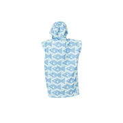 After Essentials Babies Poncho Towel – Square Fish