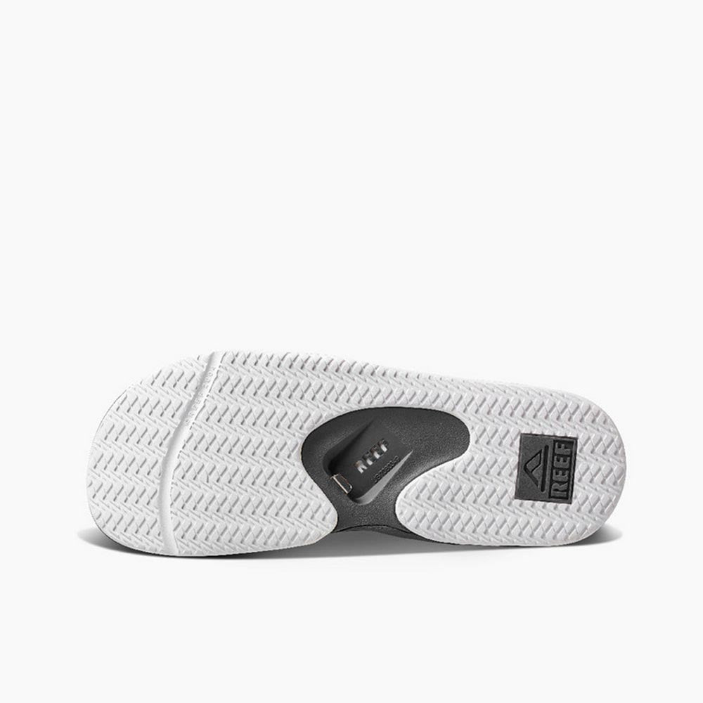 Reef Men's Fanning Slide Sandals – Black/Silver