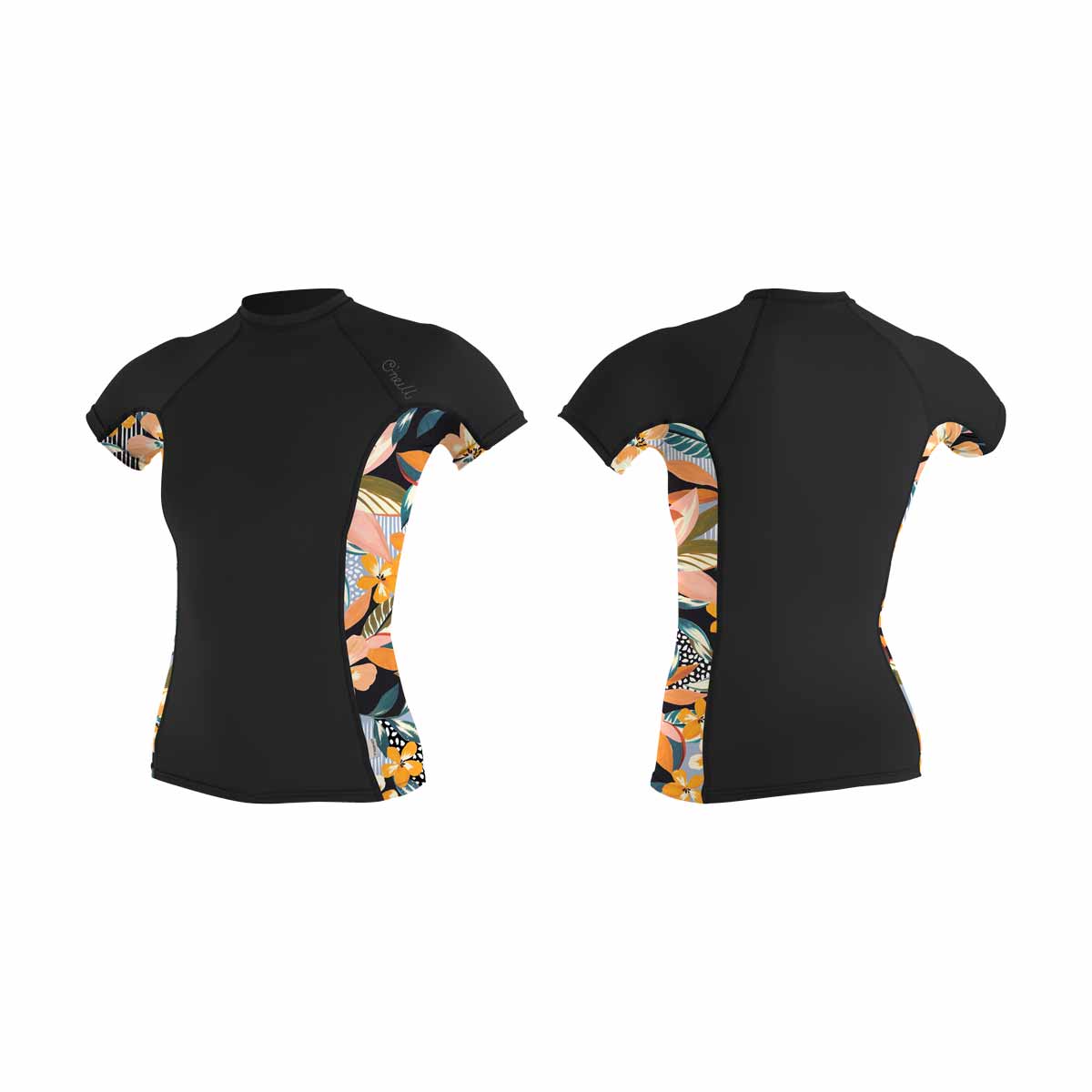 O'Neill WMS Side Print SS Crew Rash Guard – Demiflorral HW6