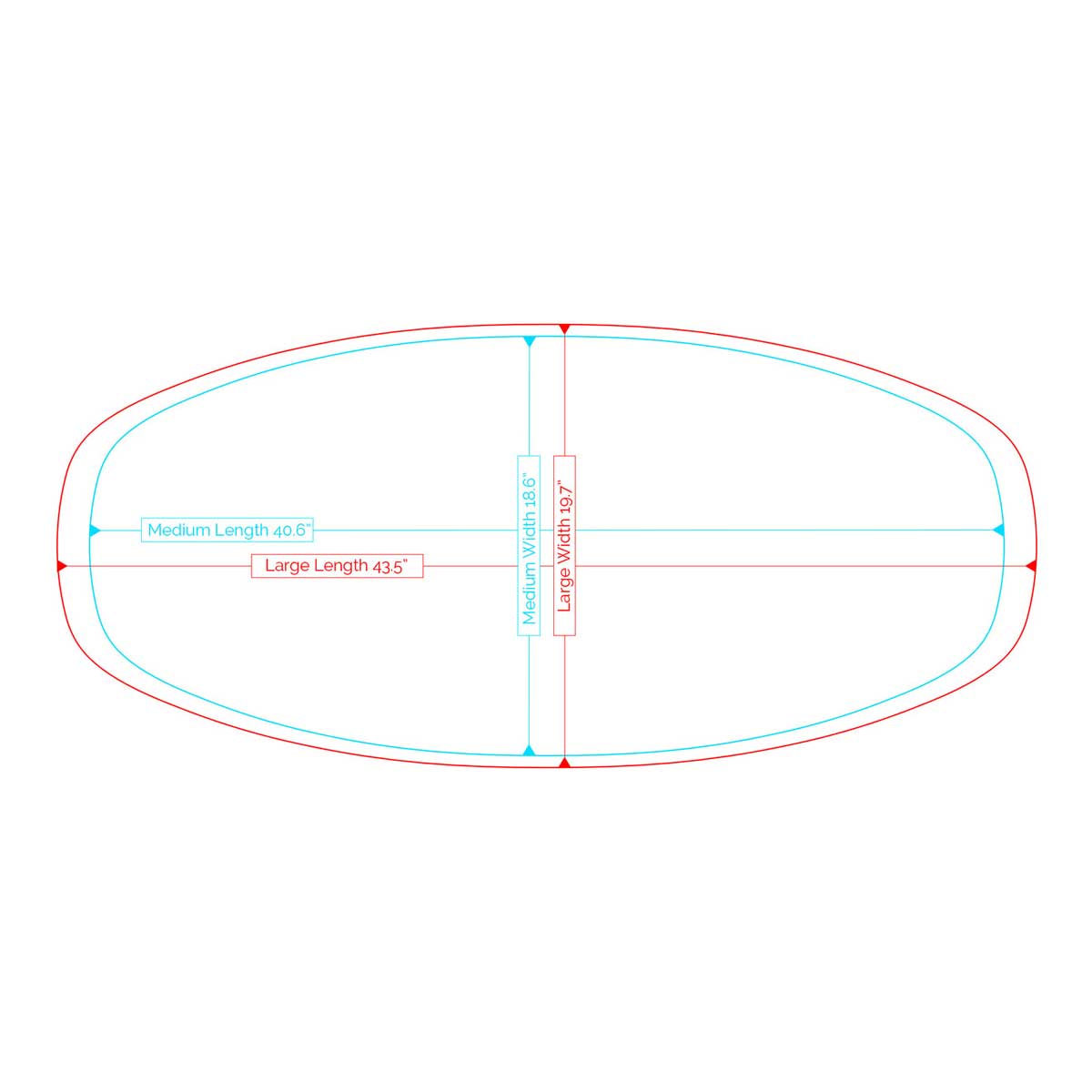 DB Streamline Skimboard Navy/Lime – 105cm