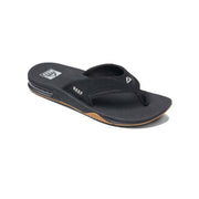 Reef Men's Fanning Flip Flops – Black/Silver