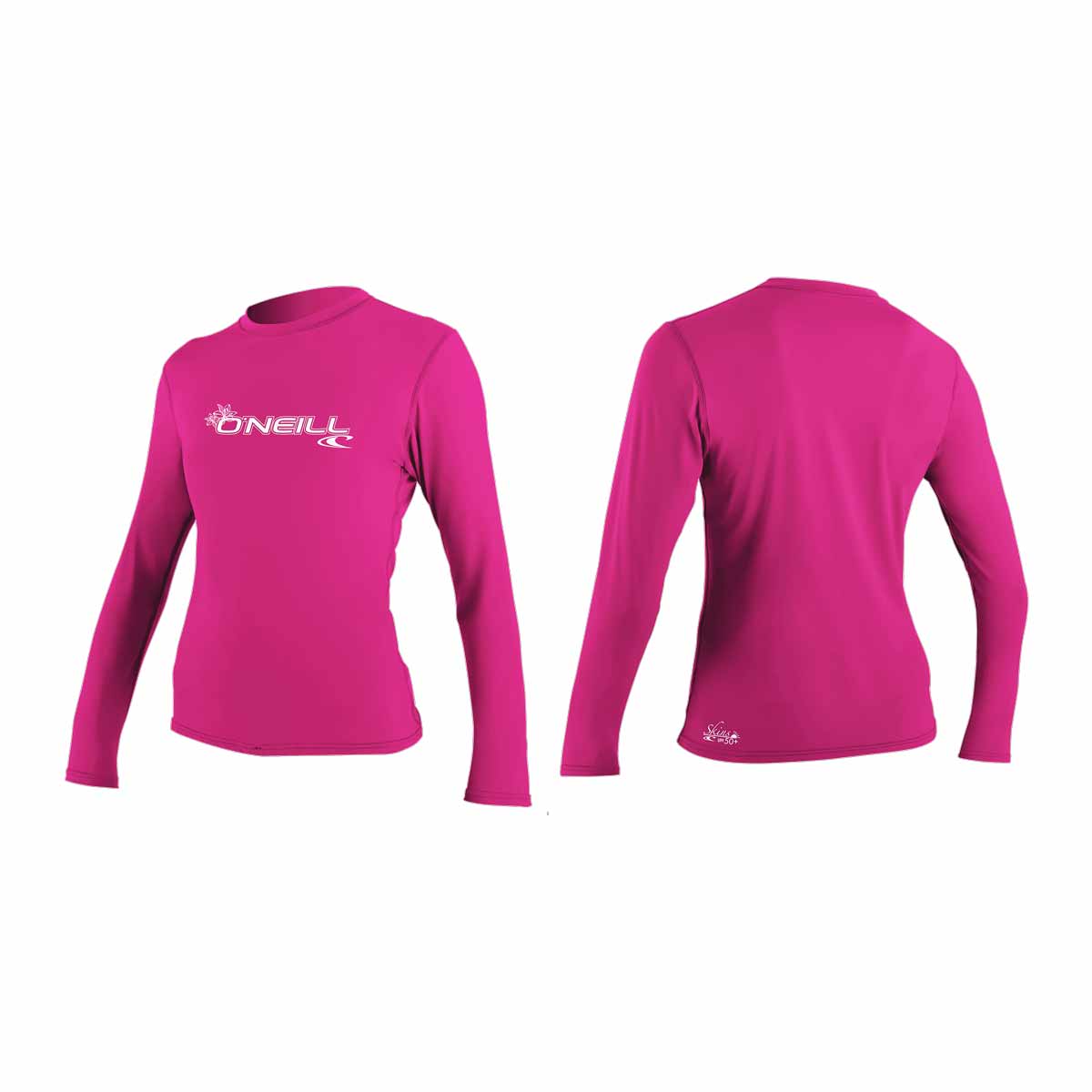 O'Neill WMS Basic Skins LS Sun Shirt – Fox Pink 173