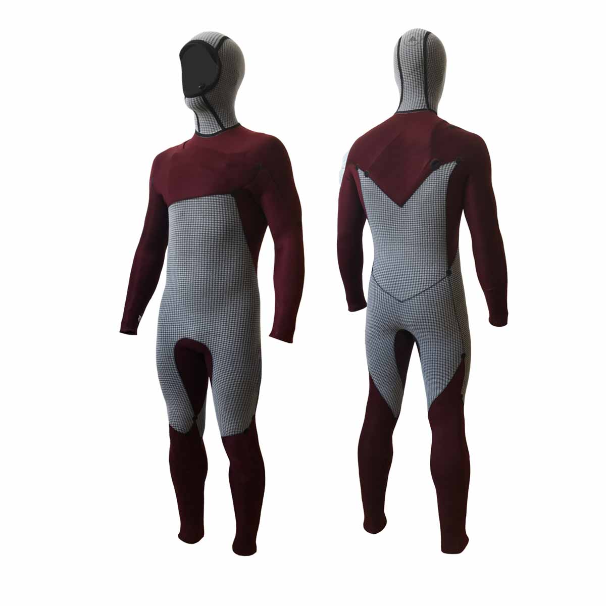 Steamer with built-in hood Zion Wetsuits Yety 6/5/4